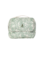 Necessaire 2 Zíperes | Floral Indiana Verde Menta