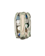 Necessaire 2 Zíperes | Floral Indiana Verde Menta