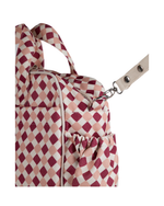 Bolsa Baby | Mini Losango Vinho E Rose