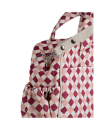 Bolsa Baby | Mini Losango Vinho E Rose