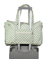 Bolsa Bolsos | Quadradinhos Verde Menta