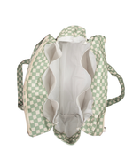 Bolsa Bolsos | Quadradinhos Verde Menta