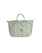 Bolsão Necessaire | Floral Indiana Verde Menta