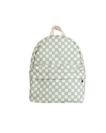 Mochila Kids + Estojo | Quadradinhos Verde Menta