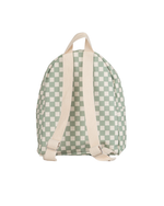 Mochila Kids + Estojo | Quadradinhos Verde Menta