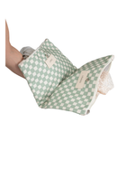 Porta Underwear | Quadradinhos Verde Menta