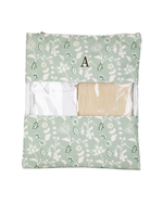 Saquinho Com Visor | Floral Indiana Verde Menta