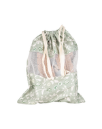Saquinho Para Sapato | Floral Indiana Verde Menta