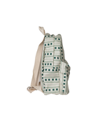 Mochila Kids + Estojo | Geométrico Verde Menta