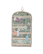 Necessaire Laços | Floral Indiana Verde Menta