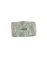 Necessaire Laços | Floral Indiana Verde Menta