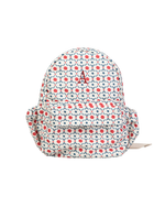 Mochila Kids + Estojo | Floral Geométrica