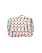 Necessaire 2 Zíperes | Floral Geométrica
