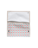 Trocador De Bebê + Bolsos | Floral Geométrica