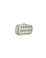 Kit Necessaire Maletinha | Losango Verde Escuro E Verde Menta