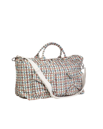 Mala Com Bolsos | Xadrez Colorido Verde