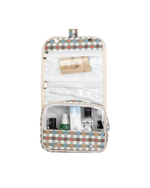 Necessaire Cabide | Xadrez Colorido Verde