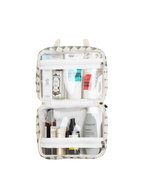 Necessaire 2 Lados | Losango Verde Escuro E Verde Menta