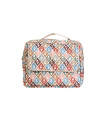 Necessaire 2 Zíperes | Floral Losanguinhos