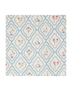 Necessaire Petit | Losango Azul Claro E Florzinhas