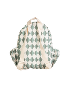 Mochila Kids + Estojo | Losango Verde Escuro E Verde Menta