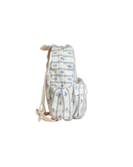 Mochila Kids + Estojo | Florzinhas Listrado