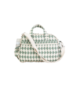 Bolsa Baby | Losango Verde Escuro E Verde Menta