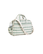 Bolsa Baby | Losango Verde Escuro E Verde Menta