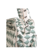 Bolsa Baby | Losango Verde Escuro E Verde Menta