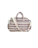 Bolsa Baby | Losango Azul Claro E Terra