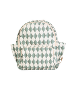 Mochila Dupla | Losango Verde Escuro E Verde Menta