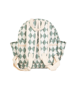 Mochila Dupla | Losango Verde Escuro E Verde Menta