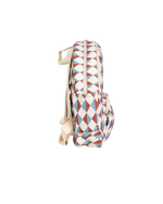 Mochila Dupla | Losango Azul Claro E Terra
