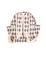 Mochila Dupla | Losango Azul Claro E Terra
