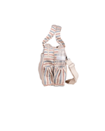 Bolsa Baby Dupla | Listrado Azul Claro E Vermelha