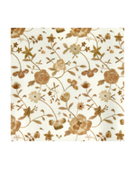 Mala Básica | Floral Jardim Kraft + Listrado Kraft