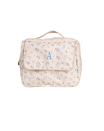 Necessaire 2 Zíperes | Folhagem Azul