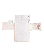 Trocador De Bebê + Bolsos | Folhagem Rose