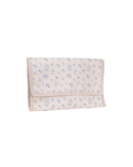 Trocador De Bebê + Bolsos | Folhagem Azul