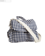Bolsa Baby Passeio | Xadrez Azul Marinho