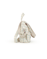 Bolsa Baby Passeio | Collab Tom - Xadrez 3 Cores Azul E Verde