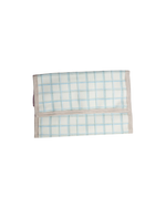 Trocador De Bebê + Bolsos | Collab Tom - Xadrez 3 Cores Azul E Verde