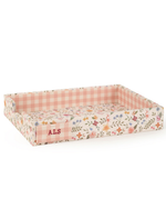 Conjunto Mesa | Coleção 10 Anos | Floral Cru + Xadrez  Rose