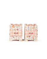 Conjunto Mesa | Coleção 10 Anos | Floral Cru + Xadrez  Rose