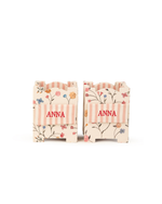 Conjunto Mesa | Coleção 10 Anos | Floral Delicado + Listrado Rose