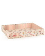 Conjunto Mesa | Coleção 10 Anos | Floral Delicado + Listrado Rose