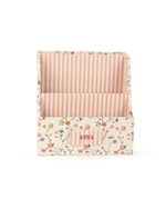 Conjunto Mesa | Coleção 10 Anos | Floral Delicado + Listrado Rose