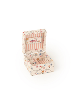 Porta Jóias P | Coleção 10 Anos | Floral Delicado + Listrado Rose