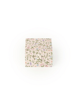 Porta Jóias P | Coleção 10 Anos | Floral Lavanda + Listrado Azul Claro