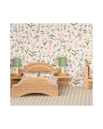 Casinha De Boneca | Collab Little Saw - Floral Lavanda + Xadrez Verde Menta